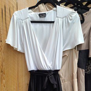 Max & Cleo - Ruffle sleeve, midi, wrap  dress